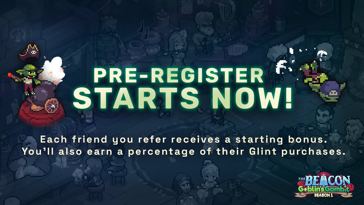 The Beacon Season 1 Goblin's Gambit announcement - 7.7M BCN token rewards pool